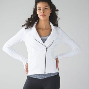 lululemon athletica Precision Jacket, white, size 8